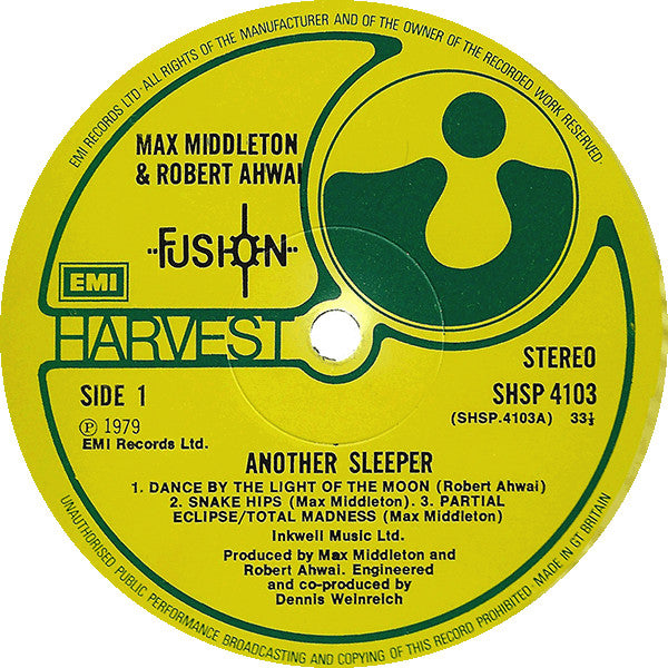 Max Middleton, Robert Ahwai -Another Sleeper