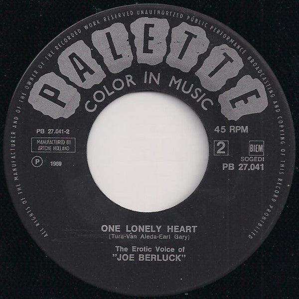 The Erotic Voice Of "Joe Berluck"* -You Belong To My Heart