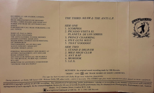 Adam And The Ants - Prince Charming