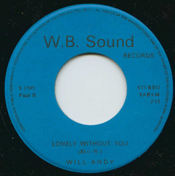 Will Andy -That's A Kiss / Lonely Without You (Disco-Version)