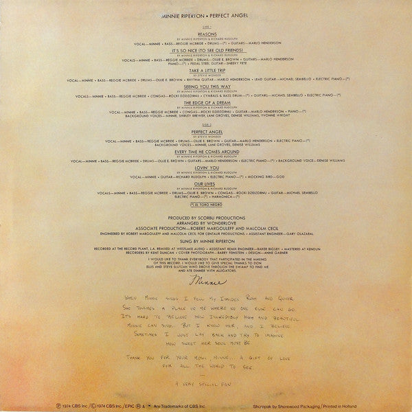 Minnie Riperton -Perfect Angel