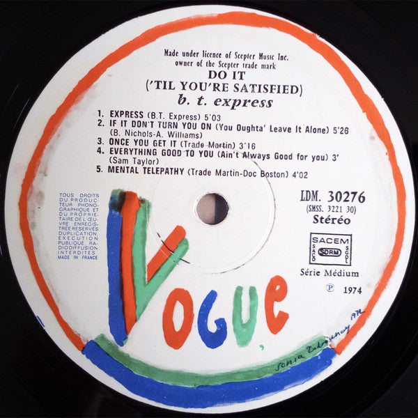 B.T. Express -Do It ('Til You're Satisfied)
