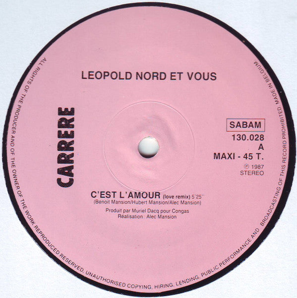 Leopold Nord & Vous -C'est L'amour