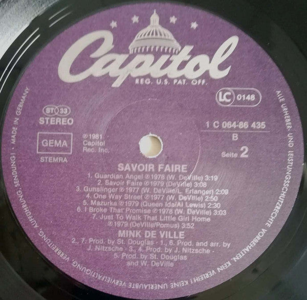 Mink DeVille - Savoir Faire