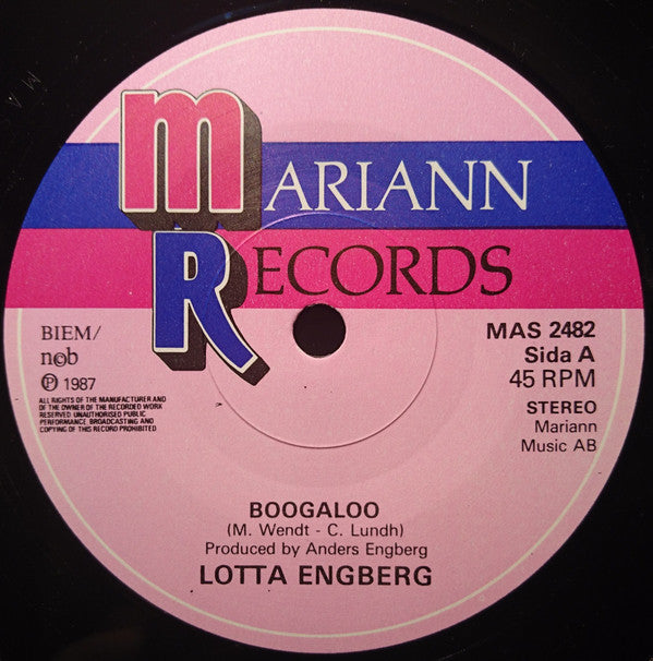 Lotta Engberg -Boogaloo