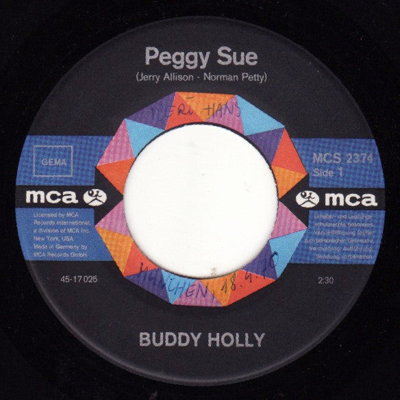 Buddy Holly -Peggy Sue / Slippin' And Slidin'