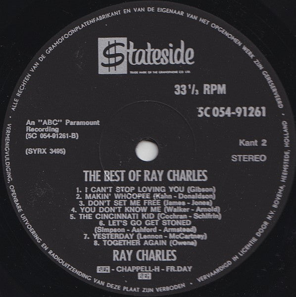 Ray Charles -The Best Of Ray Charles