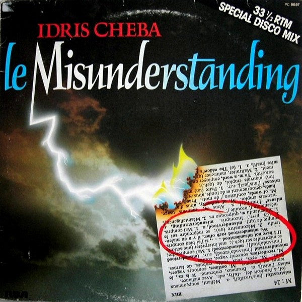 Idris Cheba -Le Misunderstanding