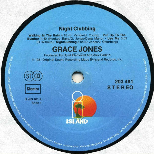 Grace Jones -Nightclubbing