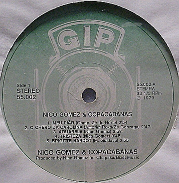 Nico Gomez & Copacabanas* -Nico Gomez & Copacabanas