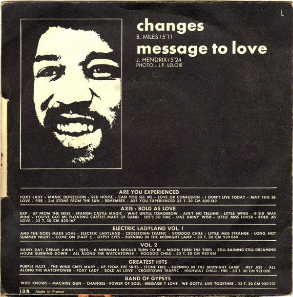 Jimi Hendrix -Changes / Message To Love