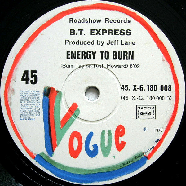 B.T. Express -Can't Stop Groovin' Now (Wanna Do It Some More)