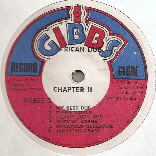Joe Gibbs & The Professionals -African Dub - All Mighty - Chapter Two