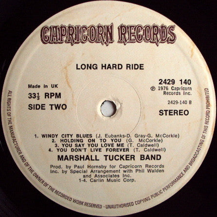 The Marshall Tucker Band -Long Hard Ride