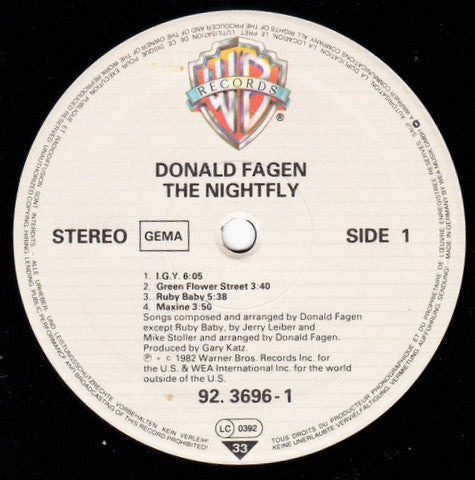 Donald Fagen -The Nightfly