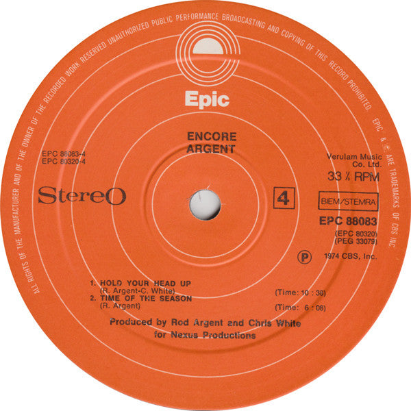 Argent -Encore