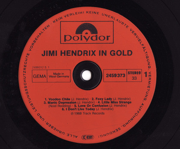 Jimi Hendrix -In Gold