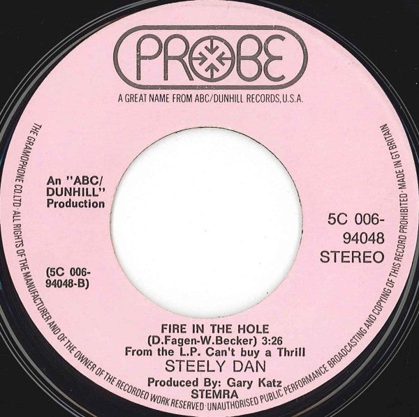 Steely Dan -Do It Again / Fire In The Hole