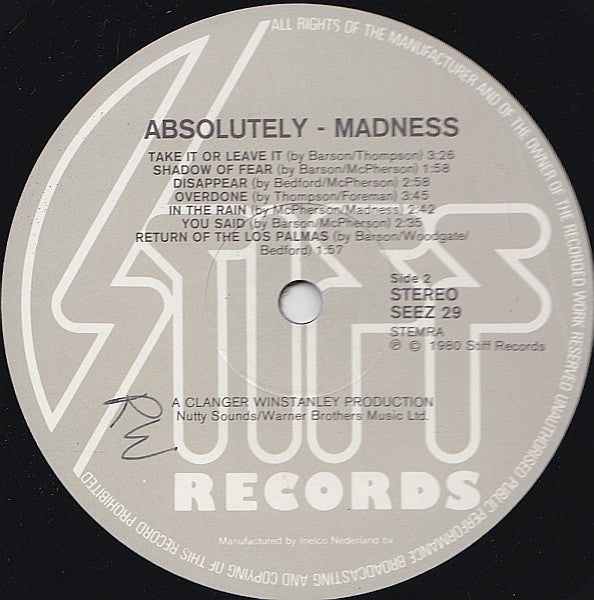 Madness -Absolutely