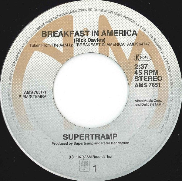 Supertramp -Breakfast In America