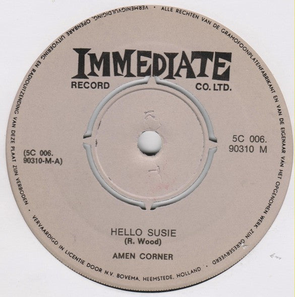 Amen Corner - Hello Susie