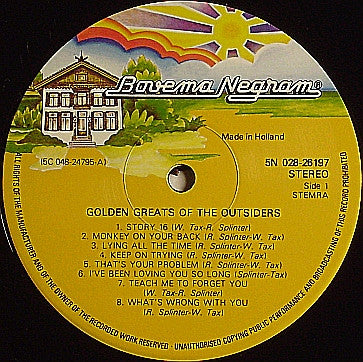 The Outsiders (5) -Golden Greats Of The Outsiders