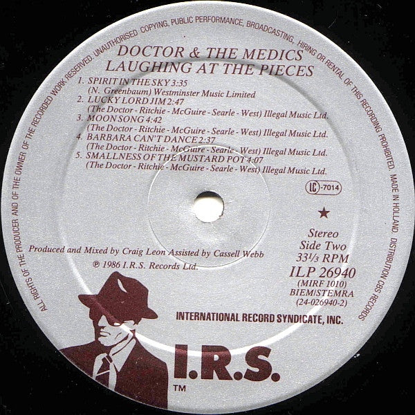 Doctor & The Medics -Laughing At The Pieces