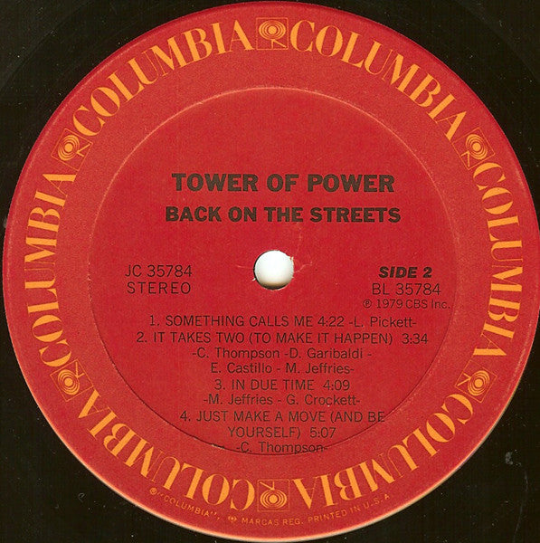 Tower Of Power -Back On The Streets