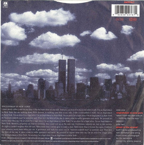 Sting -Englishman In New York