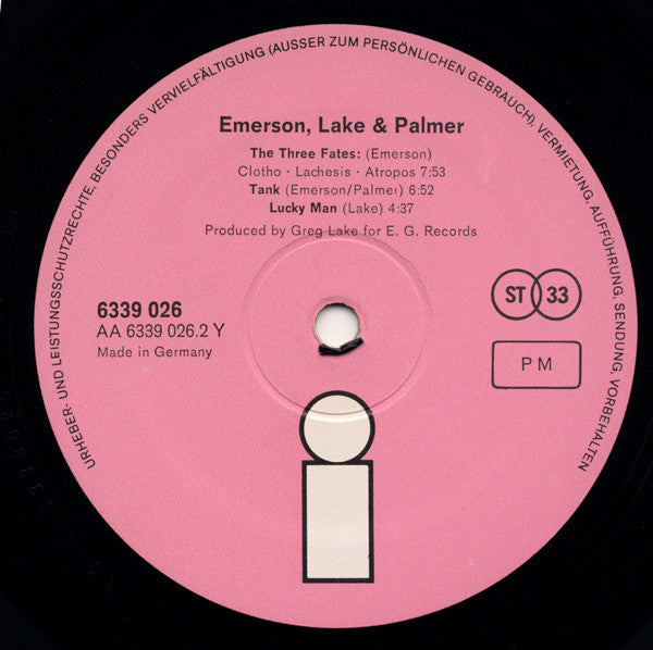 Emerson Lake & Palmer* -Emerson, Lake & Palmer