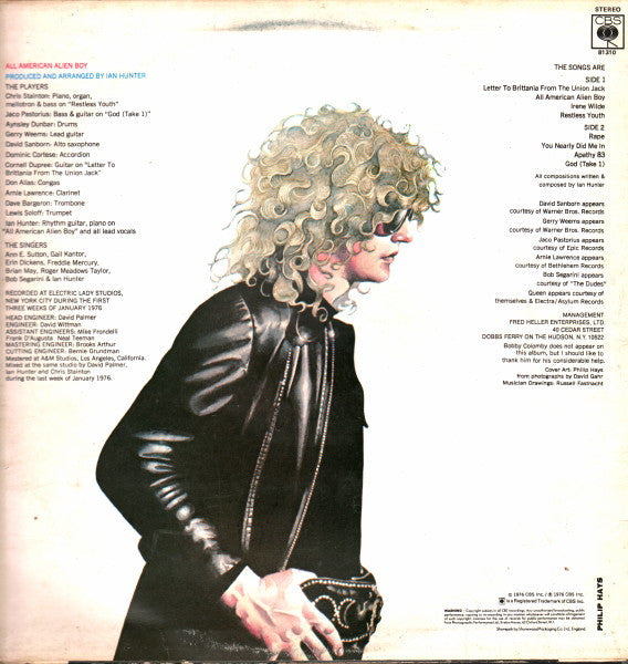Ian Hunter -All American Alien Boy