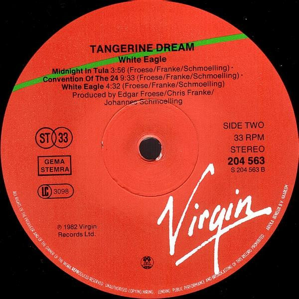 Tangerine Dream -White Eagle