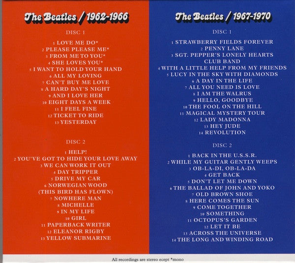 The Beatles -1962-1966 / 1967-1970