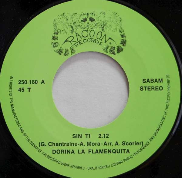 Dorina La Flamenquita -Sin Ti / Cucurucucu Paloma