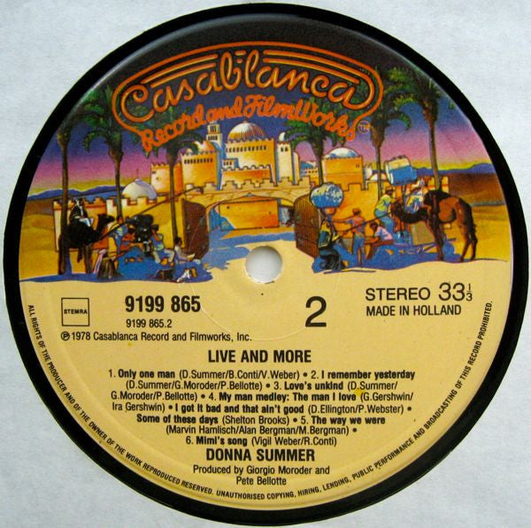 Donna Summer -Live And More