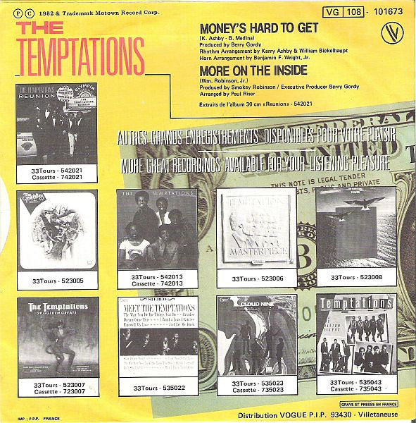 The Temptations -Money's Hard To Get