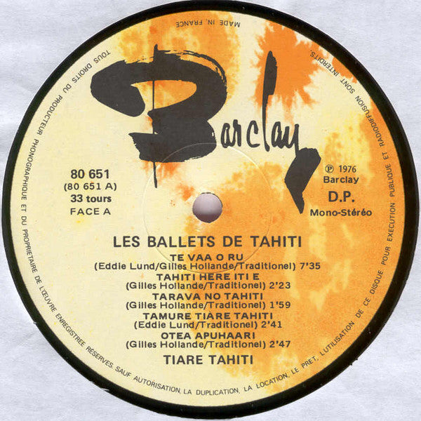 Tiare Tahiti -Les Grands Ballets De Tahiti