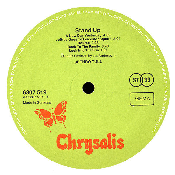 Jethro Tull -Stand Up