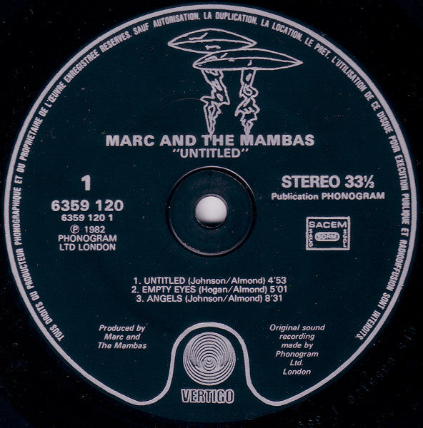 Marc And The Mambas -Untitled