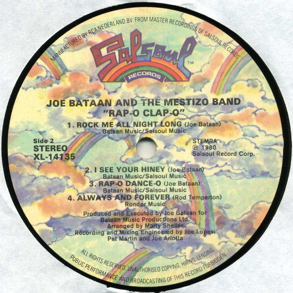 Joe Bataan And The Mestizo Band -Rap-O Clap-O