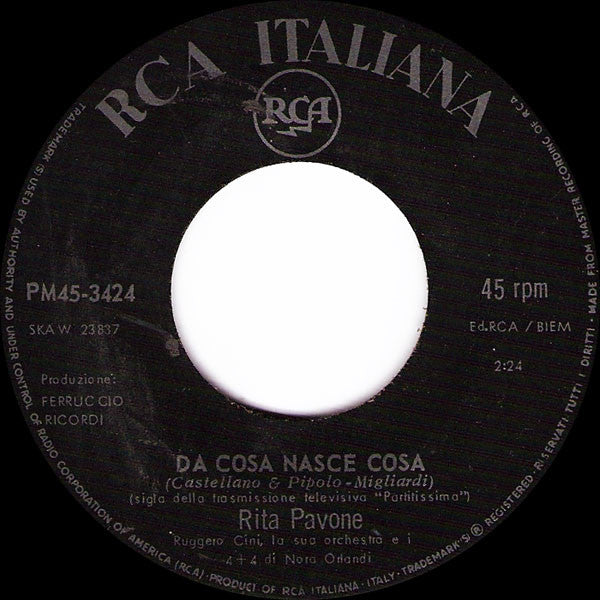 Rita Pavone -Non Dimenticar Le Mie Parole