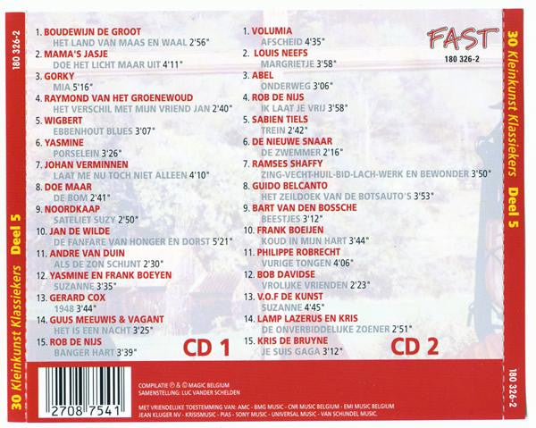 Various -30 Kleinkunst Klassiekers Deel 5