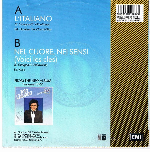 Toto Cutugno -L'Italiano