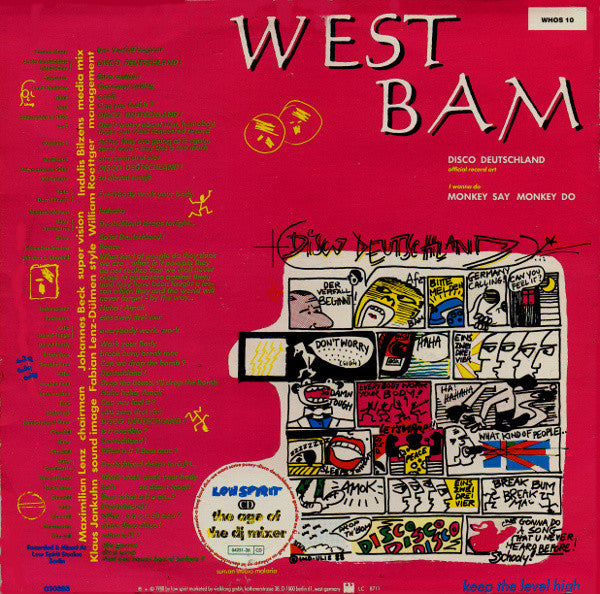WestBam - Disco Deutschland + Monkey Say Monkey Do