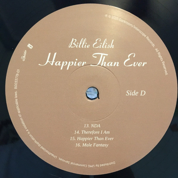 Billie Eilish -Happier Than Ever