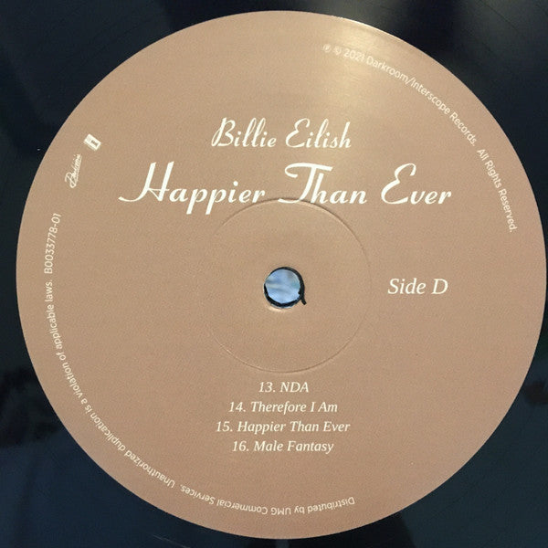 Billie Eilish -Happier Than Ever