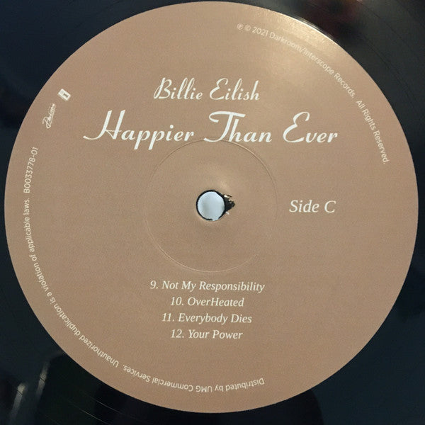 Billie Eilish -Happier Than Ever