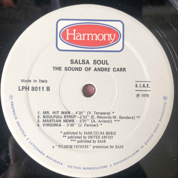 Andre Carr -Salsa Soul - The Sound Of Andre Carr