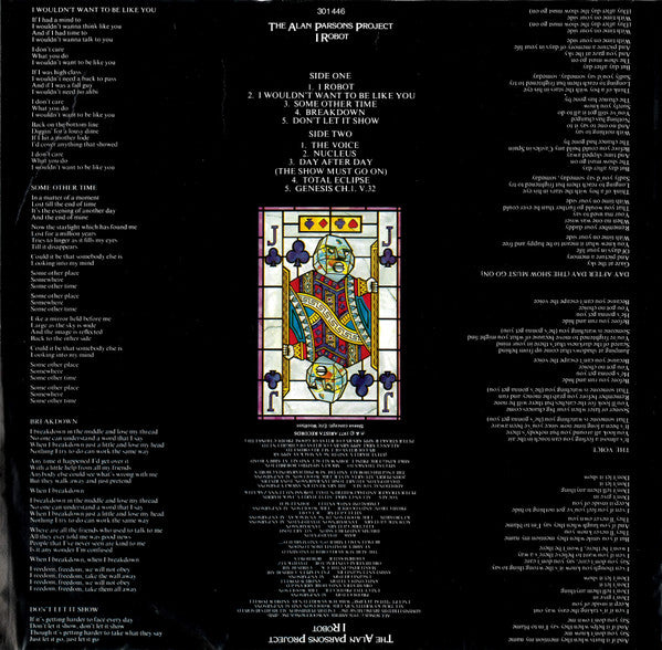 The Alan Parsons Project -I Robot / Pyramid / Eve / The Turn Of A Friendly Card