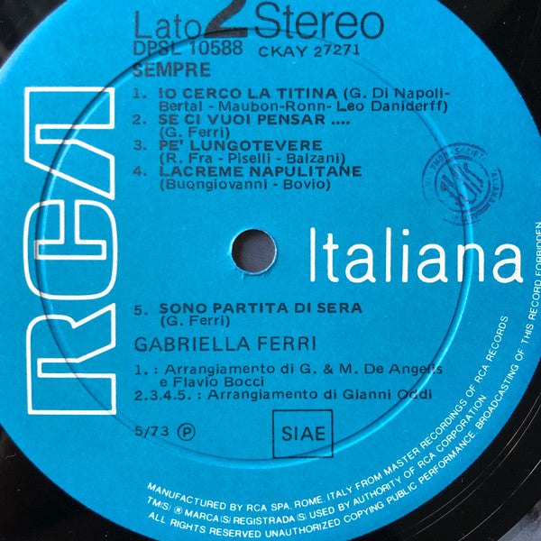 Gabriella Ferri -Sempre